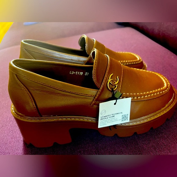 German Brand Shoes German Monochromatic Light Faux Leather